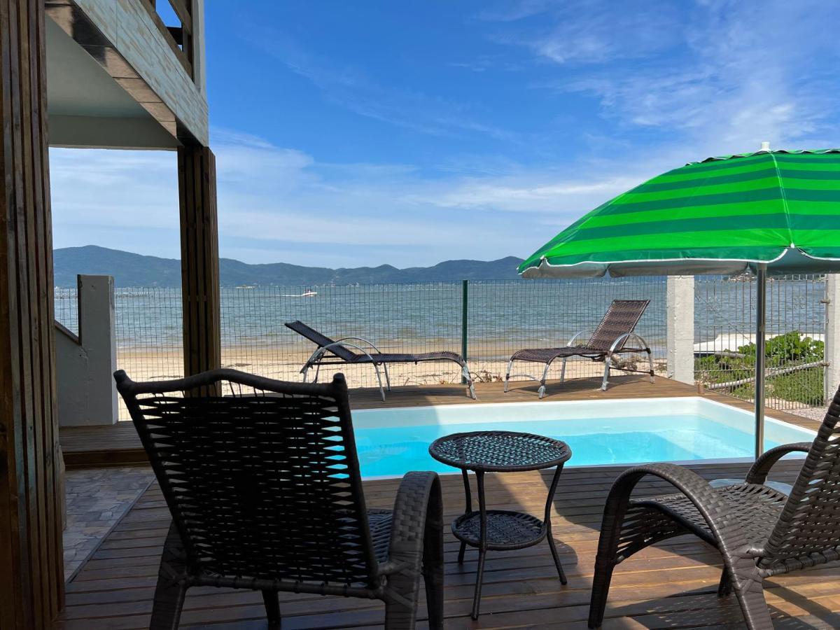 Recanto Pe Na Areia Sc Palhoca Bagian luar foto